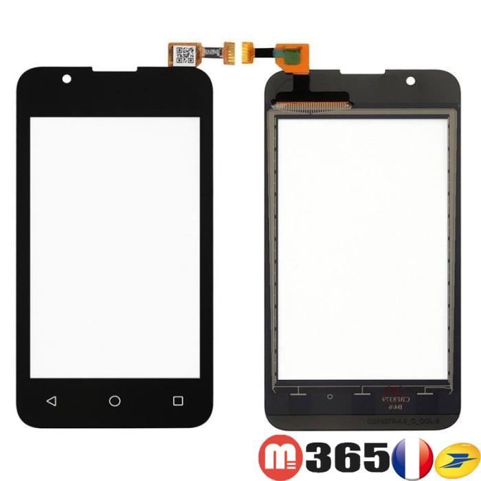 VITRE TACTILE WIKO SUNNY 2 NOIR NEUF glass ecran sunny2 (non sunny2 plus!!)