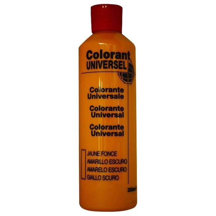 COLORANT UNIVERSEL - Flacon 250 ml jaune foncé