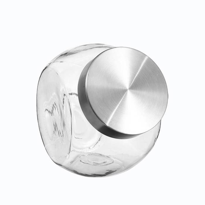 BONBONNIÈRE VERRE+INOX 650ML