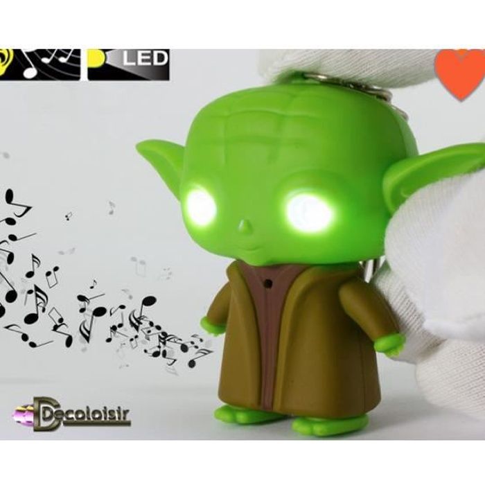 PORTE CLEF LUMINEUX ET SONORE STAR WARS : YODA
