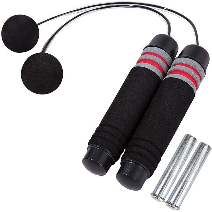Corde à sauter réglable, corde à sauter de vitesse, corde à sauter sans fil, exercice de fitness et de perte de poids