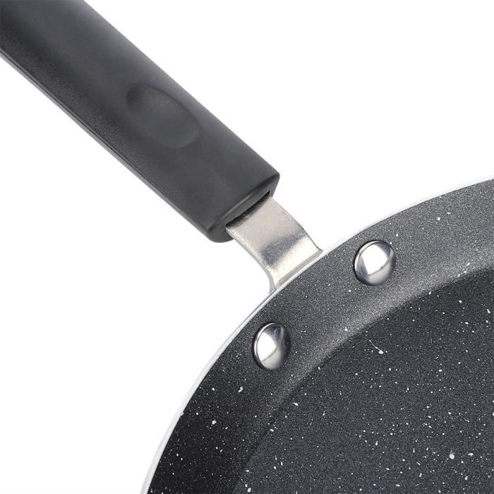 Poêle à frire antiadhésive Cuiseur à induction Cuiseur à induction pour pizza aux œufs de crêpes de petit-déjeuner (grande taille