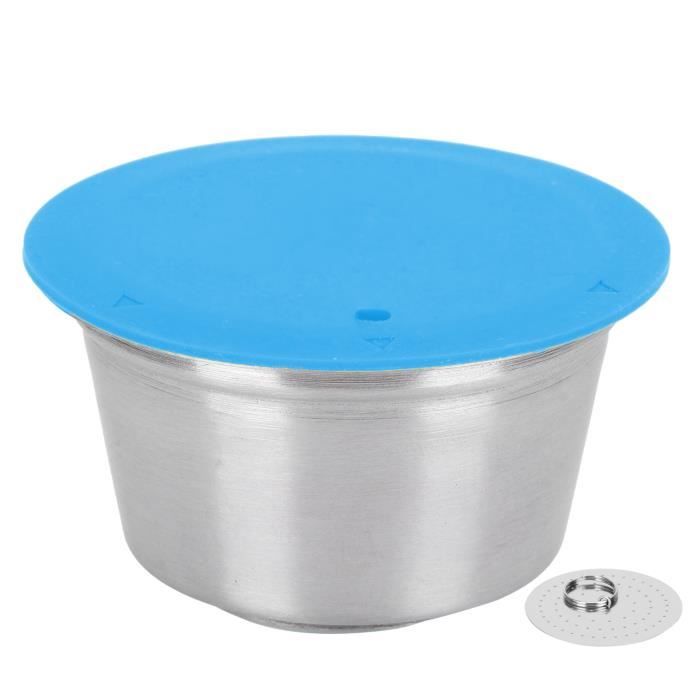 Cikonielf Tasse de capsule Tasse de Filtre Rechargeable Réutilisable en Acier Inoxydable Capsule de Café pour Dolce Gusto Machine