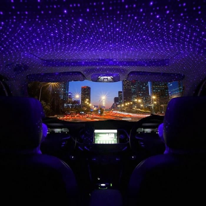 Plafond Ciel Étoilé Pour Vooiture, Projecteur de Luxe, Lumière de Galaxie, USB, Luminaire Décoratif Réglable,