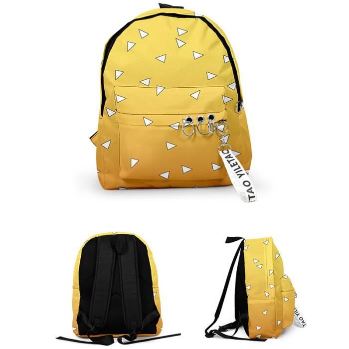 Sac à dos de tueur de démons, sac à dos décontracté de tueur de démons, sac d'école de lame de tueur de démons