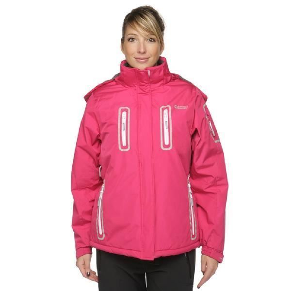 Veste Blouson de ski BROADPEAK femme taille 42-44 (L) snowboard surf Rose
