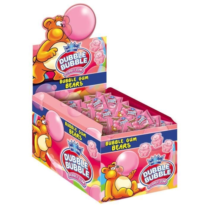 Pack de 150 sachets unitaires Dubble Bubble Bears