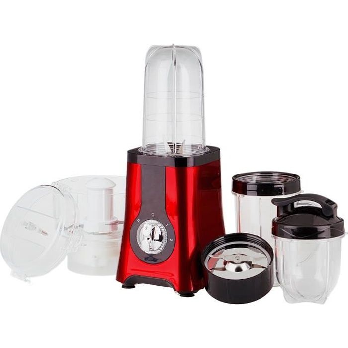 FINECOOK BL316R Muxieur multifonctions - Rouge