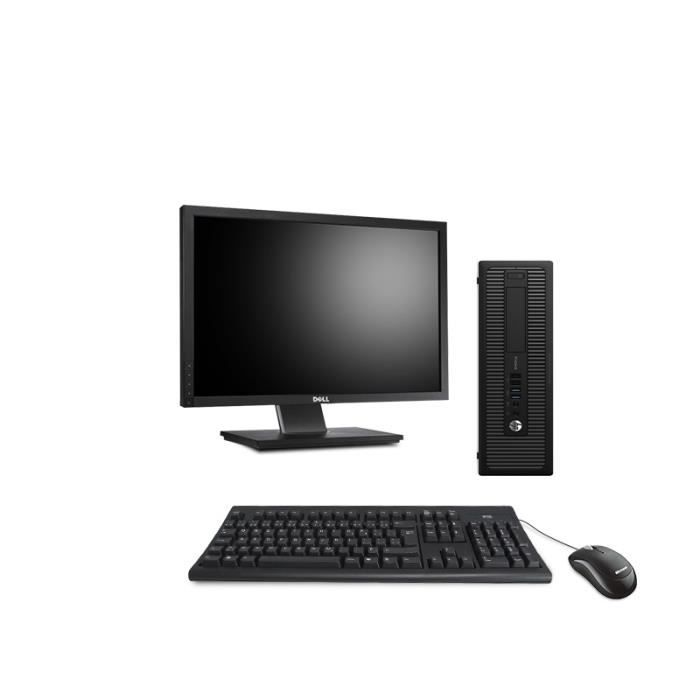 Pack HP ProDesk 600 G1 SFF - 8Go - 120Go SSD + Écran 22