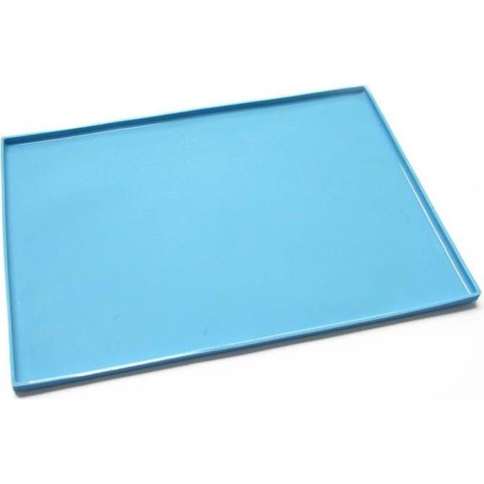 Plaque à génoise en silicone 37x27 cm Bleu