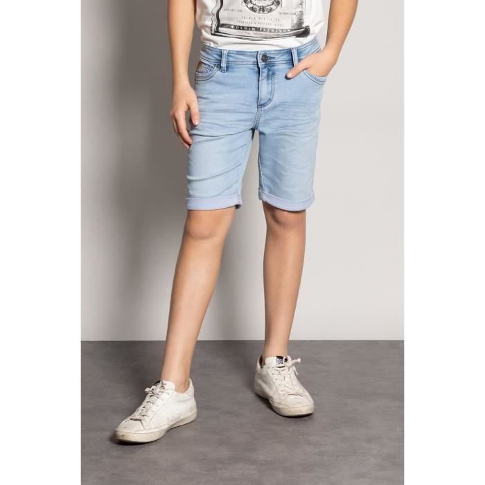 DEELUXE Short jogg jean délavé BART Bleach Used