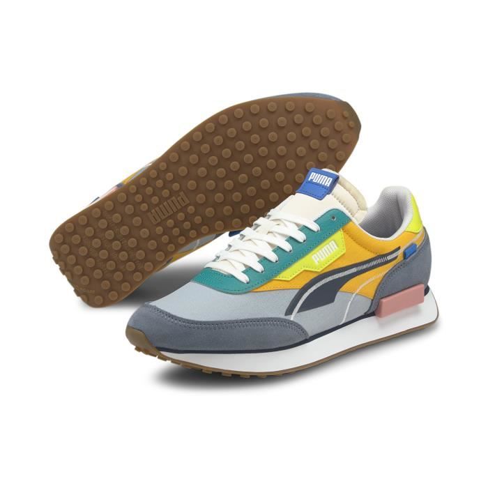 Baskets Puma Future Rider Twofold SD - bleu/jaune - 41