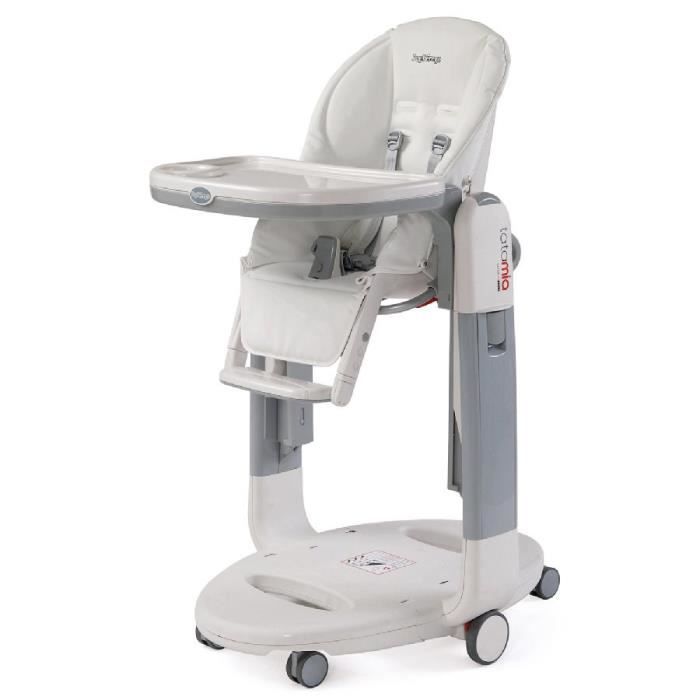 PEG PEREGO Chaise Haute Tatamia - Coloris Blanc
