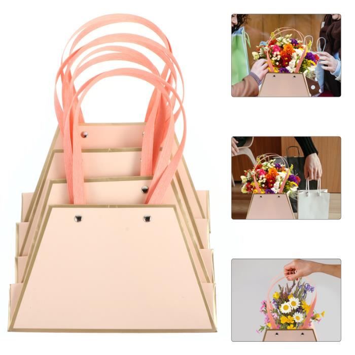 4pcs Portable Fleurs délicates Sacs-cadeaux Bouquet Sacs d'emballage montre outdoor - montre marine instrument de mesure