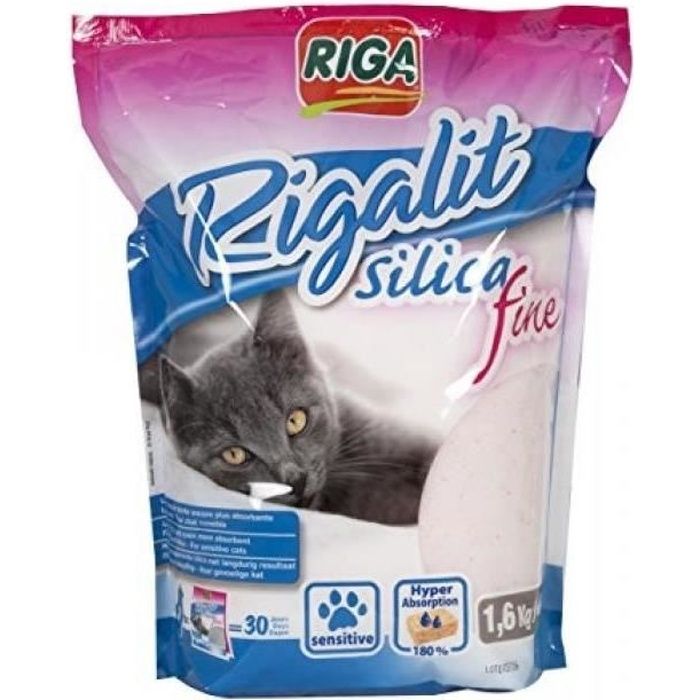 Rigalit Fine Litière Silice - Doypack - 1,6 kg