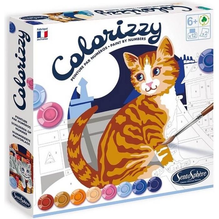 Peinture Colorrizy : Les chats Coloris Unique