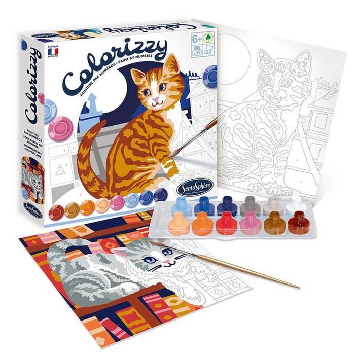 Peinture Colorrizy : Les chats Coloris Unique