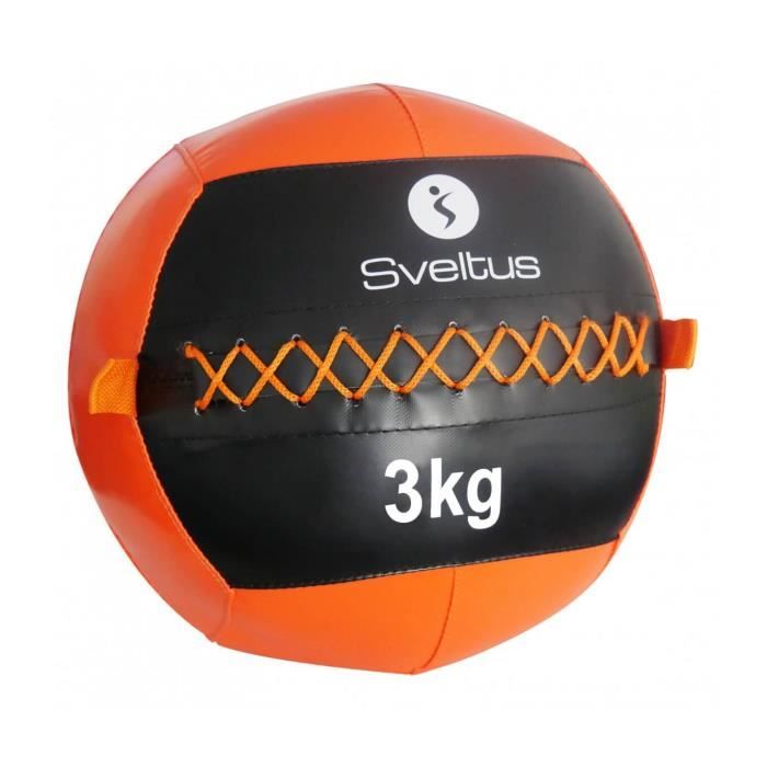 Wall ball Sveltus 35 cm - 3 kg - orange-noir - TU