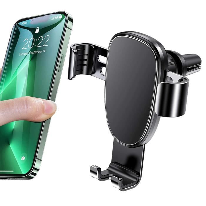 Support Voiture Téléphone, Support Portable Voiture Grille Aeration Rotation 360°Pour iPhone Samsung Huawei Xiaomi etc