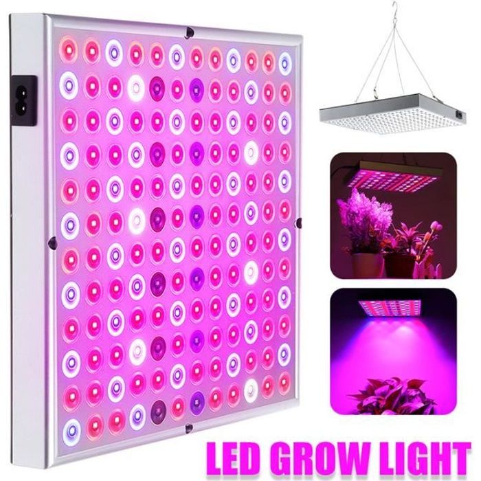 NEUFU 45W 144LED Lampe de Croissance Plant Full Spectrum UV Culture Floraison Légume EU