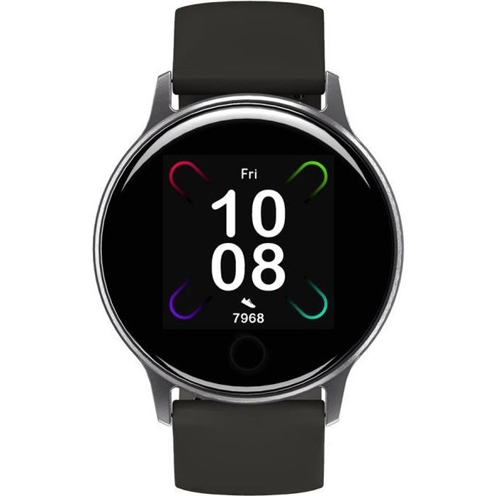 Montre Connectée Homme Femme UMIDIGI Uwatch3 GPS Écran Tactile 1.3 pouces Moniteur de Fréquence Cardiaque pour iOS Android