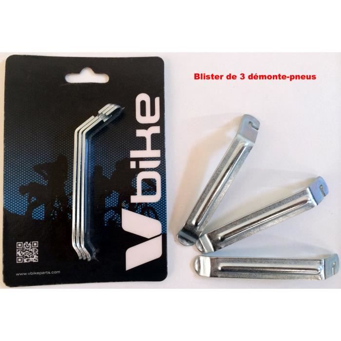 Lot De 3 Démonte-Pneus 11,5 Pouces Avec 3 Protections De Jante - Outils Moto Vélo Voiture Scooter