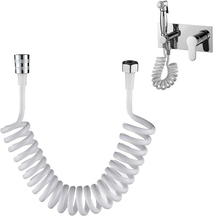 Tuyau à Ressort Haute Pression 63mpa - Pour Pompes PCP, Compresseurs, Pompe à Air - Léger & Robuste