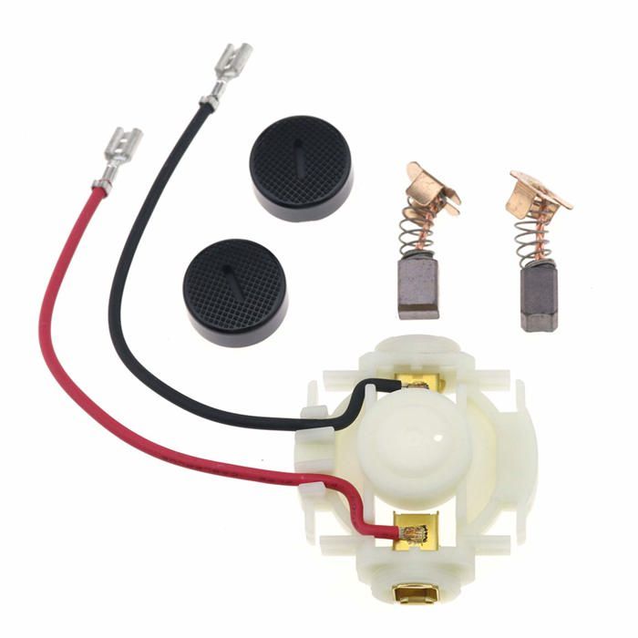 Ensemble de porte-balais de charbon CB430 et couvercles et balais pour Makita BGA450 BGA452 DGA452