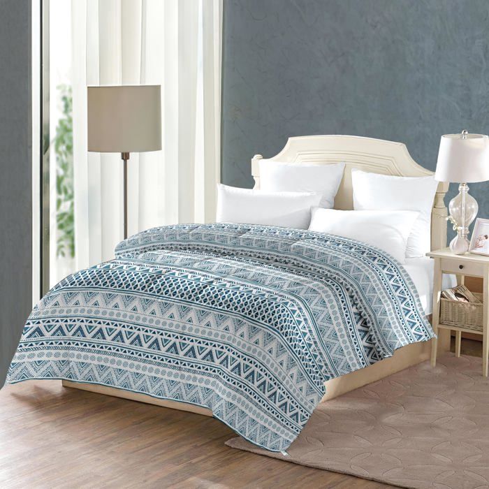 Couette Chaude 600 GSM - 220x240 Cm - Microfibre Douce Peau De Pêche - Ultra Moelleuse