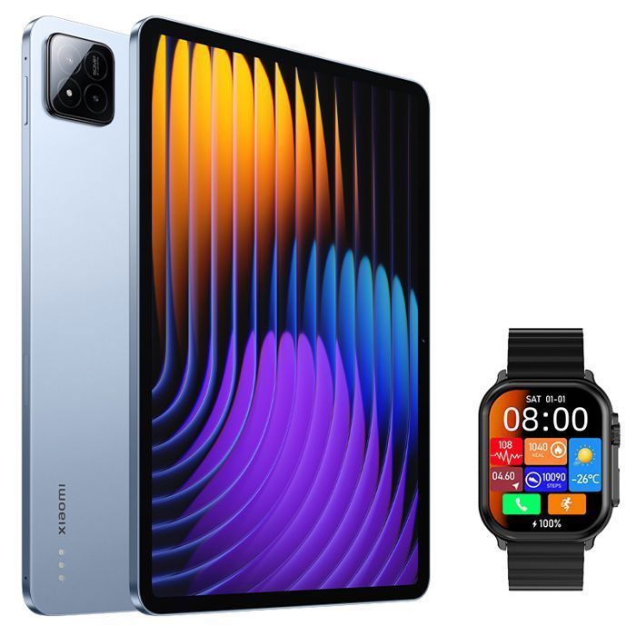 XIAOMI Pad 7 8GB RAM, 256GB ROM 4 Speakers, WiFi, 8850mAh Battery, Snapdragon 7+ Gen 3, Blue, No Charger