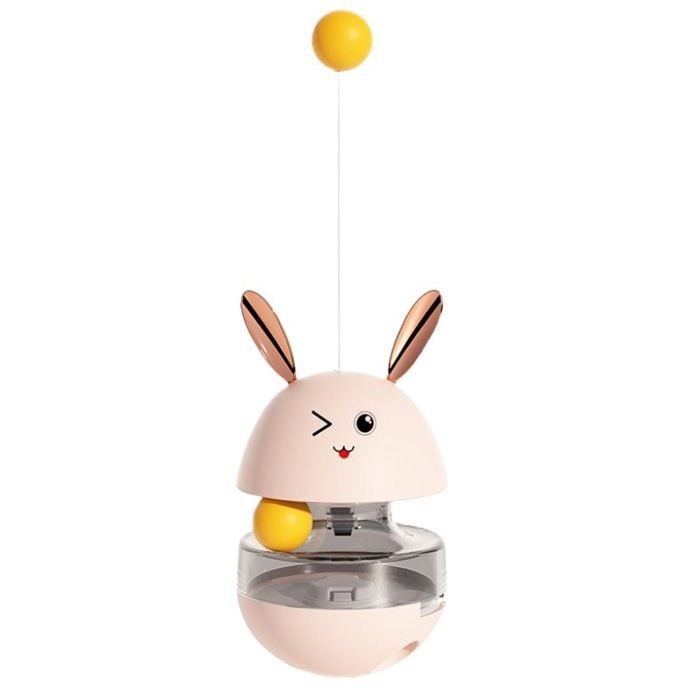 Meilleurs prix pour Jouet alimentaire pour animaux de compagnie ne laisse pas tomber boule de nourriture pour lapin jouets taquins pour chats