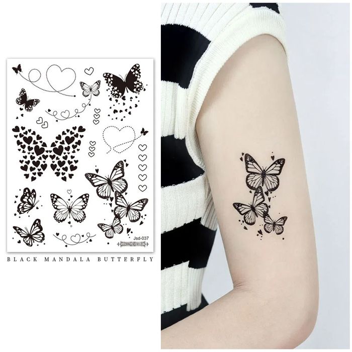 Tatouage Ephemere Papillonnull