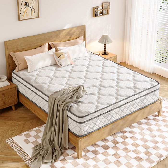 Matelas 160 x 200 cmHauteur 26 cmMatelas en Mousse à mémoire de FormeFermeté MoyenneMulticouches Extra Confort 7