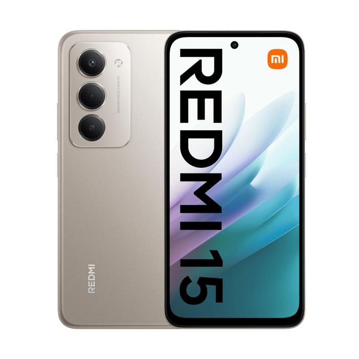 Xiaomi Redmi 15 4G 6 Go/128 Go Gris (Titan Grey) Double SIM