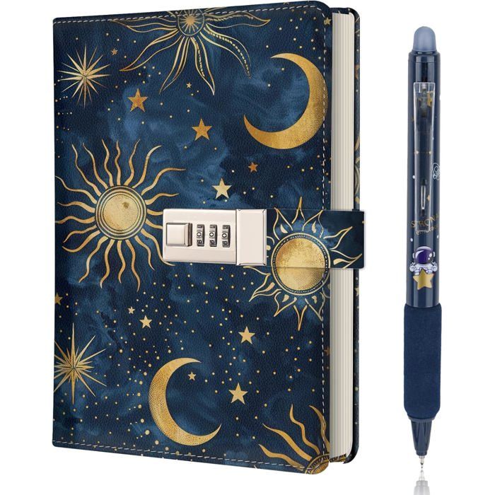 Le Livre Journal Intime Avec Cadenas à Code - Cadeau Pour Enfants 8-15 Ans (couleurs Variées) Journal Intime Avec Code