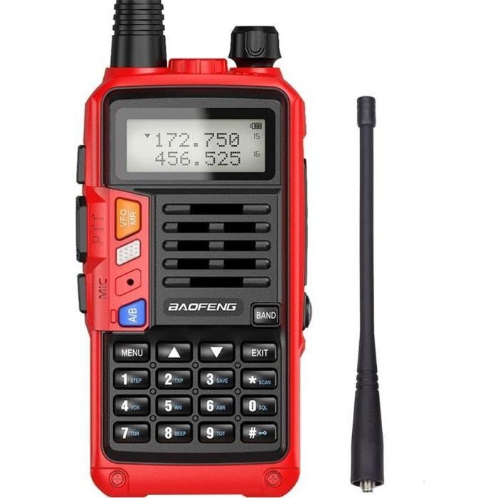 Walkie-talkie UV-S9 Plus, potente transceptor de mano con banda Dual