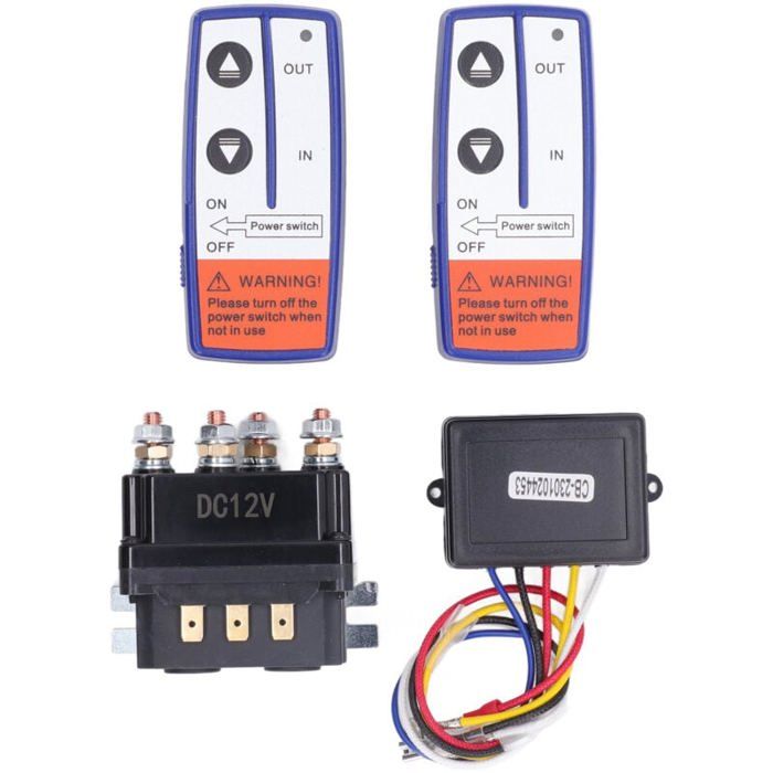 Relais De Treuil ECUTEE 2000W 12V - Relais Inverser Guindeau Magnétique Universel Pour Bateau, Yacht, ATV, UTV 4X4