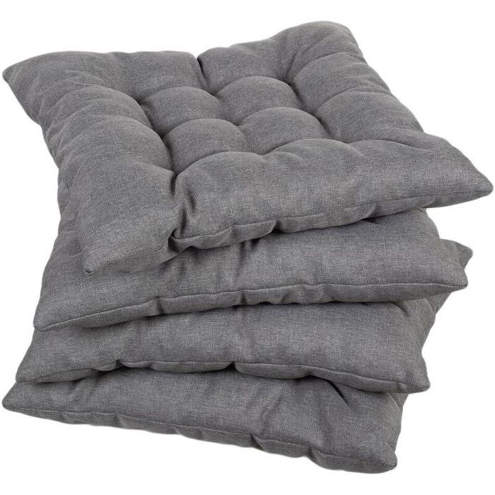 gutekissen Coussin de Chaise piqué carré Garniture pour chaises/bancs pour la Maison et Le Jardin Coussin dassise Coussin dassis
