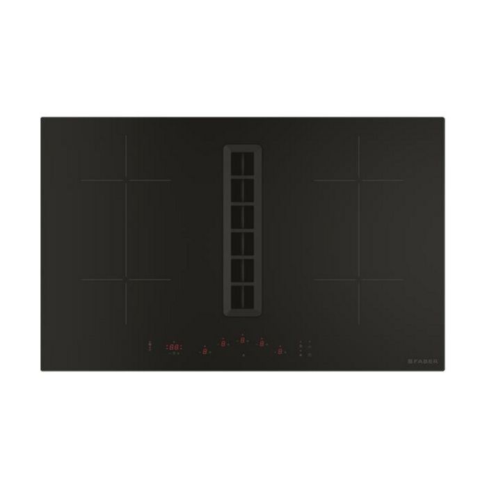 Table de cuisson aspirante induction - FABER - Galileo Ring 830 - 83 cm - 4 foyers Bridge - Hotte intégrée 7200 W