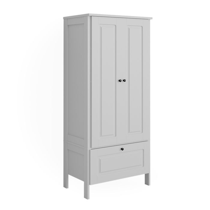Armoire pour enfants Ajaton 83.3x187cm Blanc Vitalispa 50179 Armoire pour enfants Ajaton 83.3x187cm Blanc Vitalispa 50179