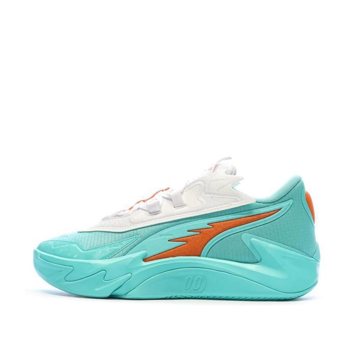 Chaussures de Basketball Turquoise/Blanc Homme Puma Scoot Zeros II Shift Chaussures de Basketball Turquoise/Blanc Homme Puma Scoot Zeros II Shift