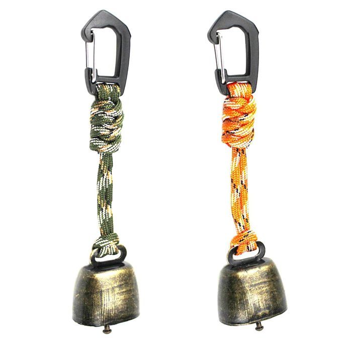 Cloche Ours 2 Pièces Métal Vintage - Mini Vache Randonnée Anti Perte Cuivre Pour Chien - Accessoire ALURRA