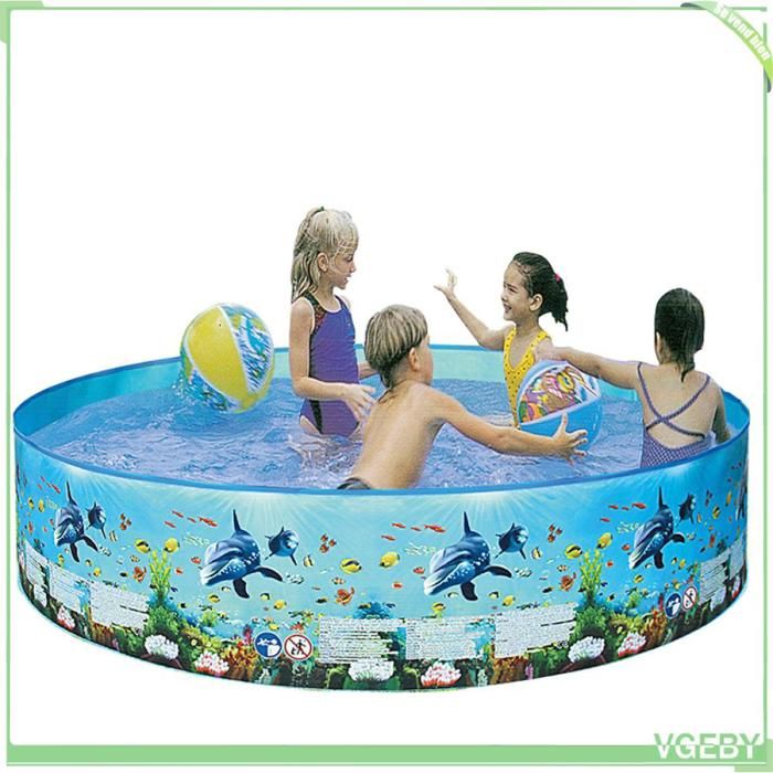 Piscine portable - FAFEICY - Modèle A - PVC - 122x25 cm - Portable pliable