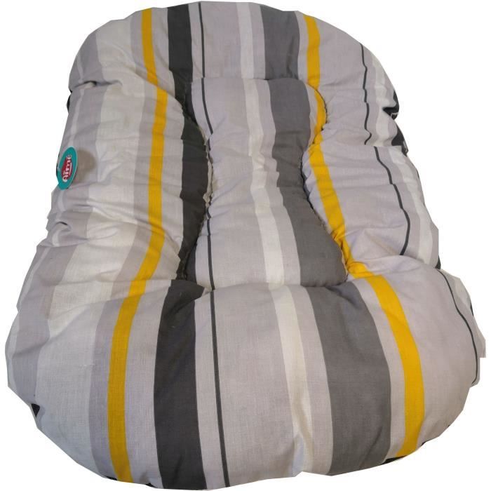 Comparer les prix de Couchage pour chien - AIME - Coussin Oval - 90 cm - Gris