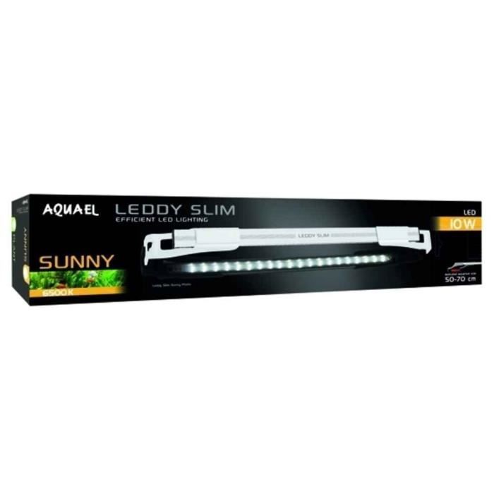 Aquael - Rampe LED Leddy Slim Blanc SUNNY pour Aquarium - 10W