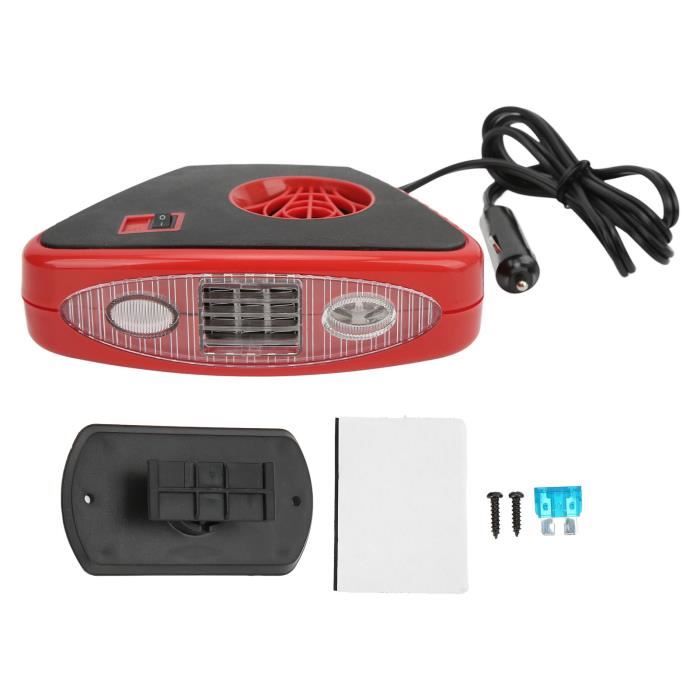 Chauffage Ventouse 12V Pour Voiture - Dégivrage Pare-brise, Ventilateur Froid/chaud, Branchement Allume-cigare