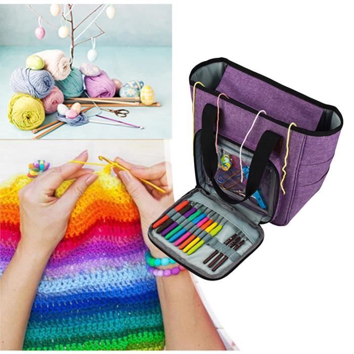 58Pcs Crochet Tricot Kit Crochet Debutant Aiguilles Ergonomiques À Tricoter  En Fil Outils Idéal De Crochets - Cdiscount Beaux-Arts et Loisirs créatifs