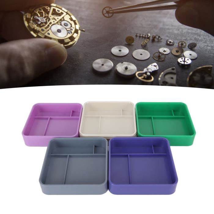 Kit De Réparation Et Rangement Pour Montres - Boîte Avec 5 Tiroirs - Neuf