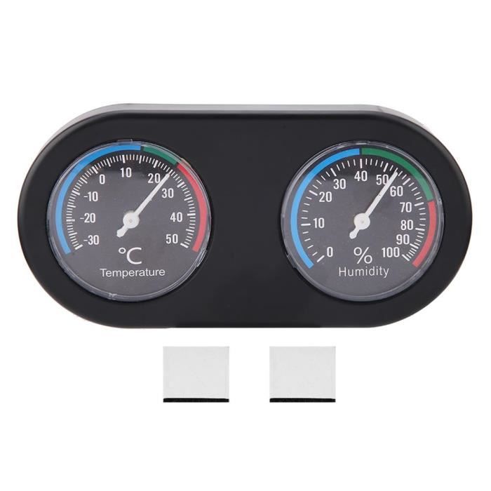 Grande ronde thermomètre hygromètre température humidité moniteur compteur jauge Grande ronde thermomètre hygromètre température humidité moniteur compteur jauge