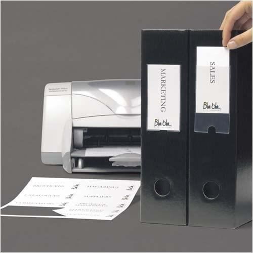 Lot De 24 Porte-Étiquettes Adhésifs Imprimables 46x75mm - 3L 10331